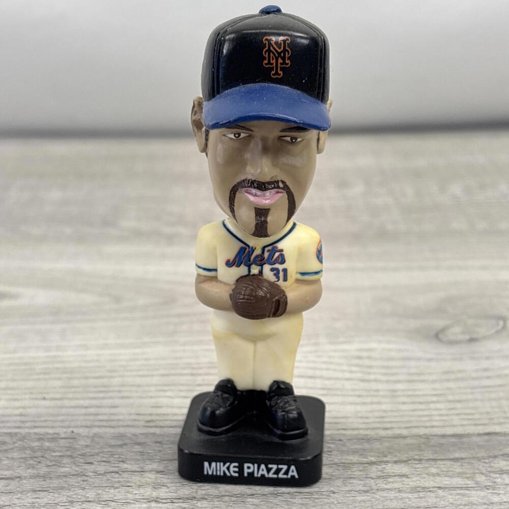 MIKE PIAZZA MINI BOBBLEHEAD #31 NEW YORK METS NY 2002 MLB BASEBALL FOTOBALL